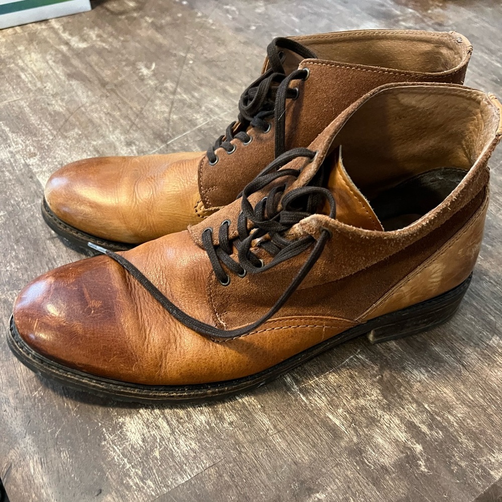 Kurt Geiger Leather Lace-Up Boots